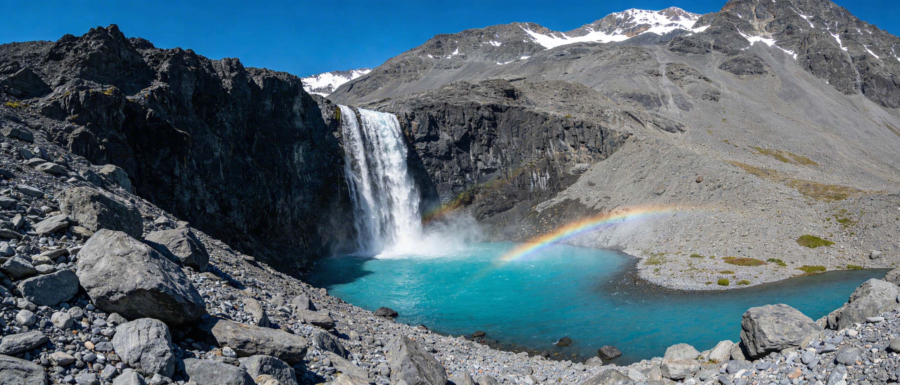 Водопад Азау: бирюзовый поток ледниковой воды в Приэльбрусье